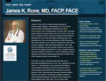 Tablet Screenshot of drjamesrone.com